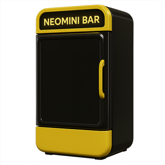 NeoMini Bar™ – Frigo rétro design arcade